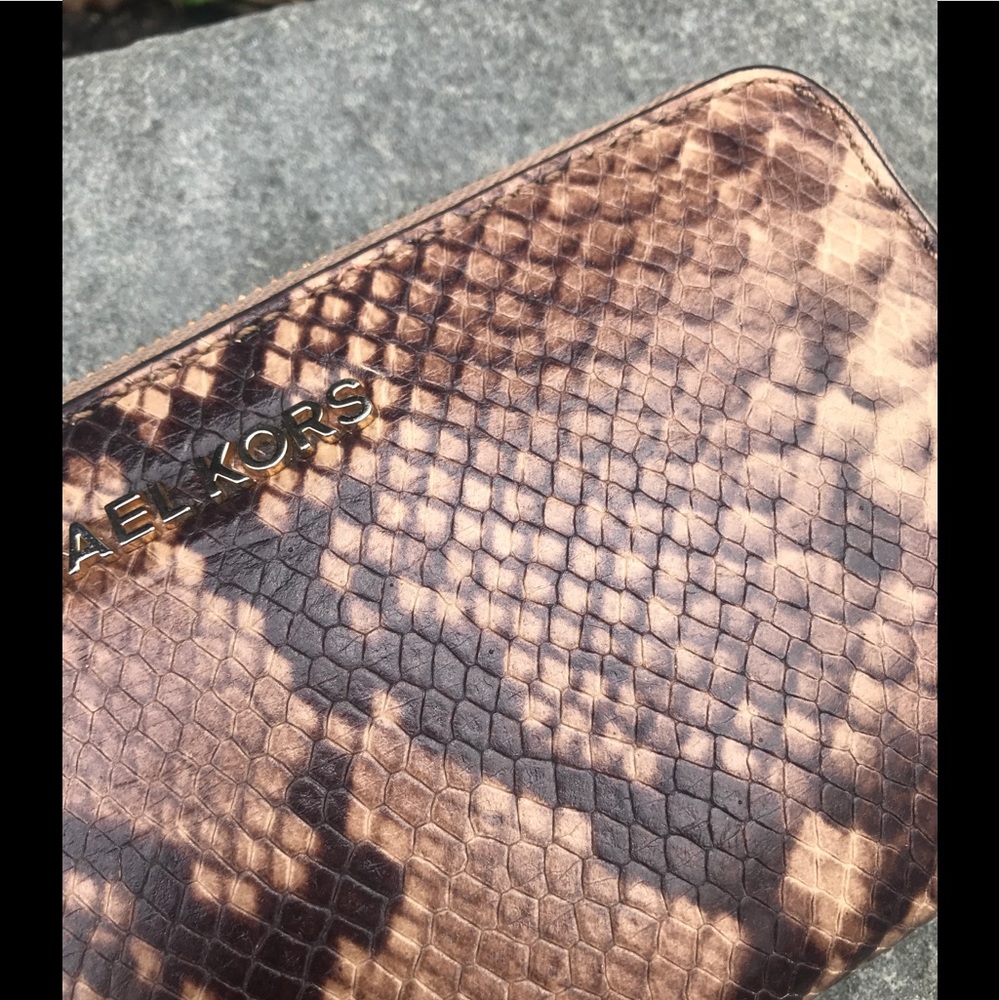 Michael Kors Leather Python Wallet - image 6